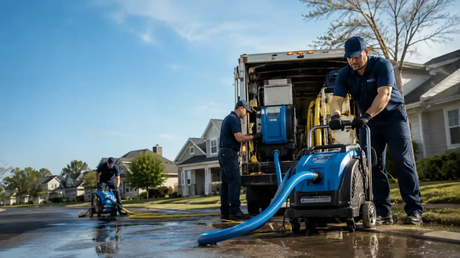 Flood Damage Cleanup in Tennessee Colony, TX